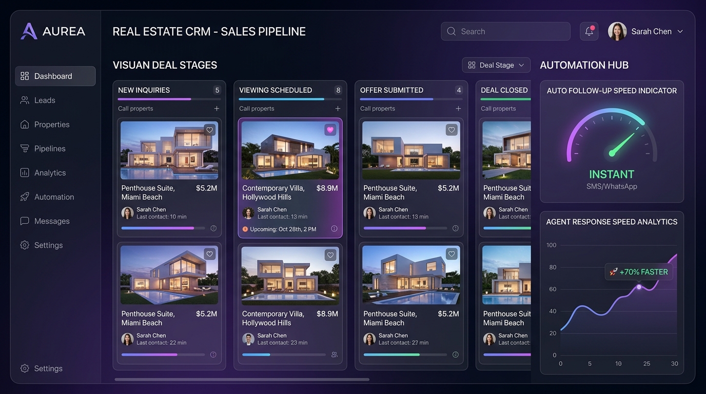 From Missed Follow-Ups to a Fully Automated Sales Pipeline for a Real Estate Agency